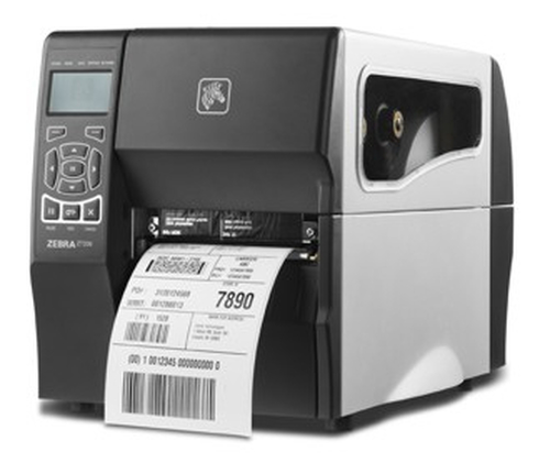 Zebra ZT230, Thermal transfer, 203 x 203 DPI, 152 mm/sec, Wired, Black, Silver